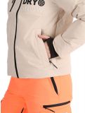 Miniatuur Superdry, Hooded Ski Boxy Puffer ski-jas dames Off Grey grijs 