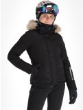 Miniatuur Superdry, Ski Luxe Puffer ski-jas dames Black zwart 