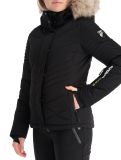 Miniatuur Superdry, Ski Luxe Puffer ski-jas dames Black zwart 