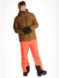 Miniatuur Superdry, Ski Peak Rescue ski-jas heren Tobacco Brown Marl bruin 