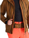 Miniatuur Superdry, Ski Peak Rescue ski-jas heren Tobacco Brown Marl bruin 