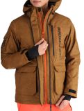 Miniatuur Superdry, Ski Peak Rescue ski-jas heren Tobacco Brown Marl bruin 