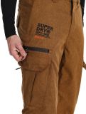 Miniatuur Superdry, Ski Peak Rescue skibroek heren Tobacco Brown Marl bruin 