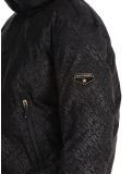 Miniatuur Superdry, Ski Slalom Puffer ski-jas dames Superdry Monogram Black Luxe wit, zwart 