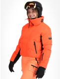 Miniatuur Superdry, Ski Slalom Puffer ski-jas dames Volcanic Coral roze 