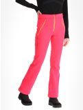 Miniatuur Superdry, Ski Softshell Slim softshell skibroek dames Hyper Fire Pink roze 