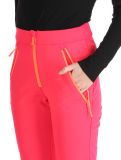 Miniatuur Superdry, Ski Softshell Slim softshell skibroek dames Hyper Fire Pink roze 