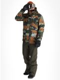 Miniatuur Superdry, Ski Ultimate Rescue ski-jas heren Troops Camo Green groen, multicolor 