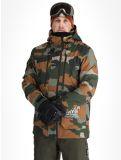 Miniatuur Superdry, Ski Ultimate Rescue ski-jas heren Troops Camo Green groen, multicolor 