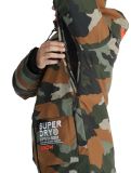 Miniatuur Superdry, Ski Ultimate Rescue ski-jas heren Troops Camo Green groen, multicolor 