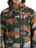 Miniatuur Superdry, Ski Ultimate Rescue ski-jas heren Troops Camo Green groen, multicolor 