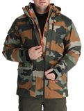 Miniatuur Superdry, Ski Ultimate Rescue ski-jas heren Troops Camo Green groen, multicolor 