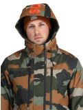 Miniatuur Superdry, Ski Ultimate Rescue ski-jas heren Troops Camo Green groen, multicolor 