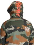 Miniatuur Superdry, Ski Ultimate Rescue ski-jas heren Troops Camo Green groen, multicolor 