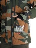 Miniatuur Superdry, Ski Ultimate Rescue ski-jas heren Troops Camo Green groen, multicolor 