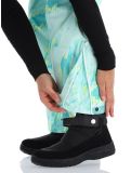 Miniatuur Superdry, Ski Ultimate Rescue skibroek dames Abstract Teal Lime groen 