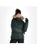 Miniatuur Superdry, Snow Luxe Puffer ski-jas dames eagle groen 