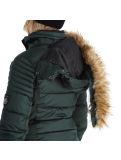 Miniatuur Superdry, Snow Luxe Puffer ski-jas dames eagle groen 