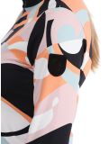 Miniatuur Toni Sailer, Wieka Print skipully dames Clementine Sorbet oranje 