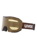 Miniatuur Uvex, Evidnt Attract Cv Dl/fm skibril unisex Black Matt / Mirror Copper bruin, zwart 