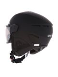 Miniatuur Uvex, Instinct Visor skihelm met vizier unisex Black Matt / Mirror Silver zwart 