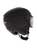 Miniatuur Uvex, Instinct Visor skihelm met vizier unisex Black Matt / Mirror Silver zwart 