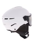 Miniatuur Uvex, Instinct Visor skihelm met vizier unisex White-Black Matt /Mirror Silver wit, zwart 