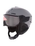 Miniatuur Uvex, Instinct Visor Pro V skihelm met vizier unisex Grey Matt / Silver grijs 