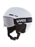 Miniatuur Uvex, Viti Set + Speedy Pro skihelm kinderen White Matt wit 