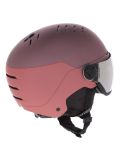 Miniatuur Uvex, Wanted Visor skihelm met vizier unisex Bramble Antique Rose Matt / Mirror Silver paars, roze 