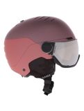 Miniatuur Uvex, Wanted Visor skihelm met vizier unisex Bramble Antique Rose Matt / Mirror Silver paars, roze 