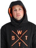 Miniatuur Watts, ORBITAL softshell ski-jas heren Black / Fluo Orange oranje, zwart 