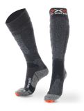 Miniatuur X-socks, Carve Silver 4.0 skisokken unisex Anthracite / Black grijs, zwart 