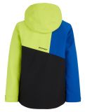 Miniatuur Ziener, Anzo Junior ski-jas kinderen Black blauw, groen, zwart 