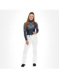 Miniatuur Kilpi, Dione-W softshell skibroek slim fit dames Wit