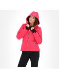 Miniatuur CMP, Softshell jacket zip hood, softshell ski-jas, dames, rhodamine roze