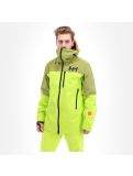 Miniatuur Helly Hansen, Straightline lifaloft, ski-jas, heren, azid lime groen