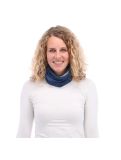 Miniatuur Deluni, Lightweight Neckwarmer Triangles sjaal unisex blauw 