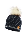 Miniatuur Kama, Fashion beanie, muts, dames, navy