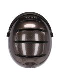 Miniatuur Kask, Elite Pro, skihelm, carbon bruin-goud meekleurend-vizier