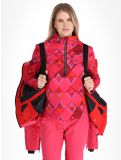 Miniatuur Kou Sportswear, Alpine elegance ski-jas dames Pink roze 