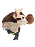 Miniatuur Hoxyheads, Hoxyheads helmcover unisex Moose bruin 