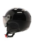 Miniatuur Kask, Piuma-R Chrome Visor skihelm met vizier unisex Black/Silver Zilver, zwart 