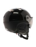 Miniatuur Kask, Piuma-R Chrome Visor skihelm met vizier unisex Black/Silver Zilver, zwart 