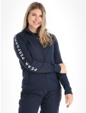 Miniatuur Peak Performance, W Rider Mid Zip vest dames Blue Shadow-Blue Shadow blauw 