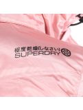 Miniatuur Superdry, Luxe Snow Puffer, ski-jas, dames, ice metallic roze