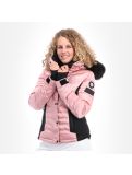 Miniatuur Superdry, Luxe Snow Puffer, ski-jas, dames, ice metallic roze