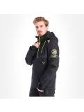 Miniatuur Superdry, SD Mountain Overhead Jacket, ski-jas, heren, onyx zwart