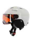 Miniatuur Uvex, Junior Visor Pro skihelm met vizier, kinderen, wit-grijs