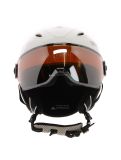 Miniatuur Uvex, Junior Visor Pro skihelm met vizier, kinderen, wit-grijs